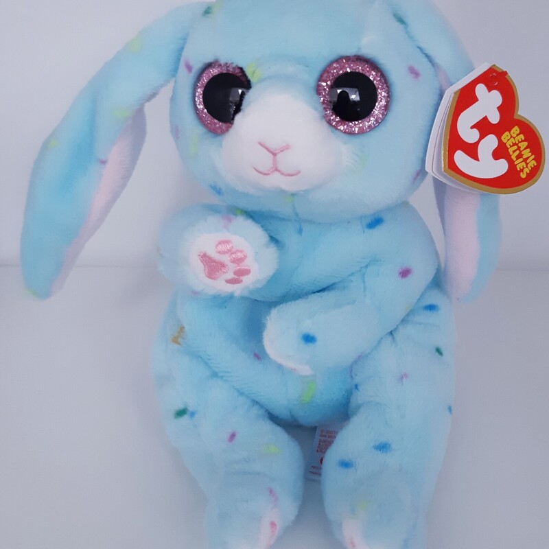 Bluford The Rabbit Plush, Blue, Size: Plush