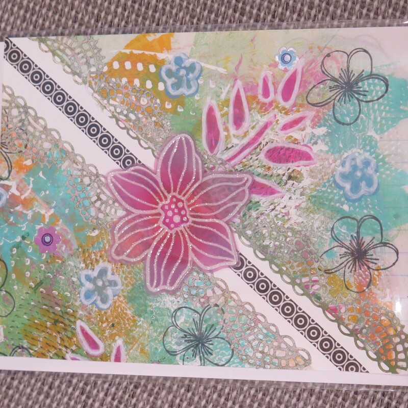 Flower Grn Pink Multi