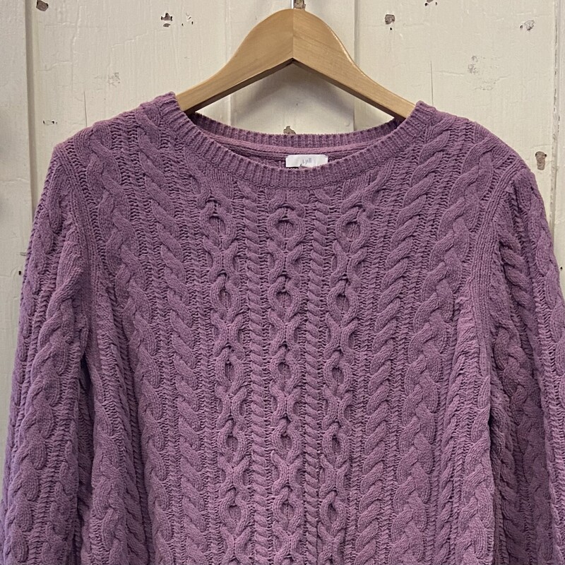 Lilac Cable Sweater