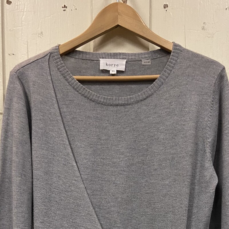 Gry Wool Tie Sweater