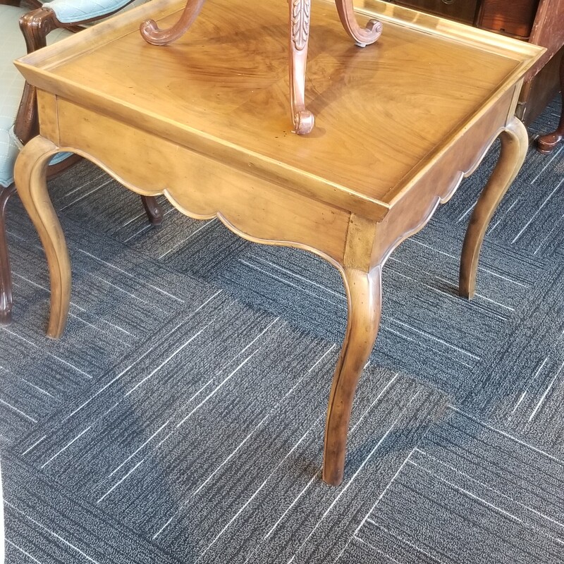 Large side table. 28in x 28in top 24in high