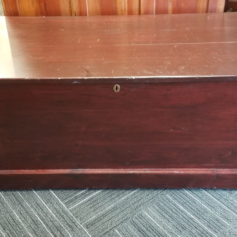 Large storage chest. 51.5in wide 24in deep 24in high.