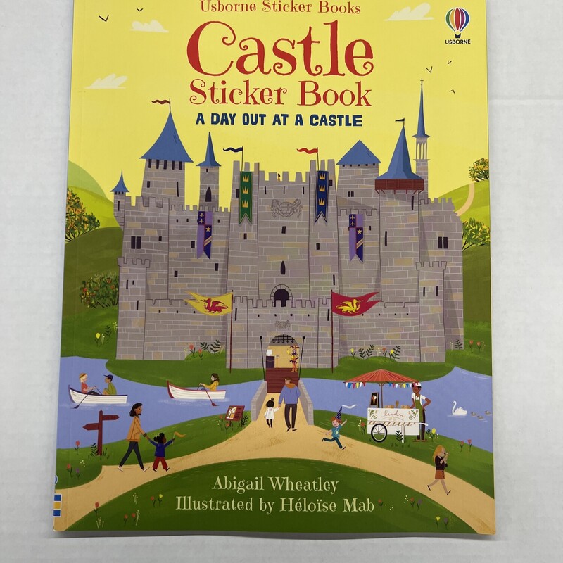 Castle Sticker Book, Size: Usborne, Item: NEW