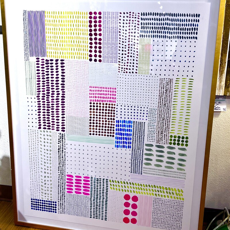 Print Colorblock Quilt