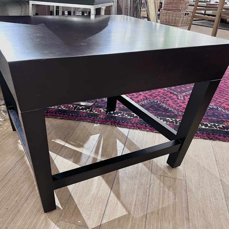 Table Accent Marion, Black, Size: 28x28x21