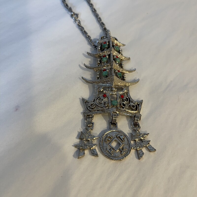 S/t Chinese Pagoda Neckla