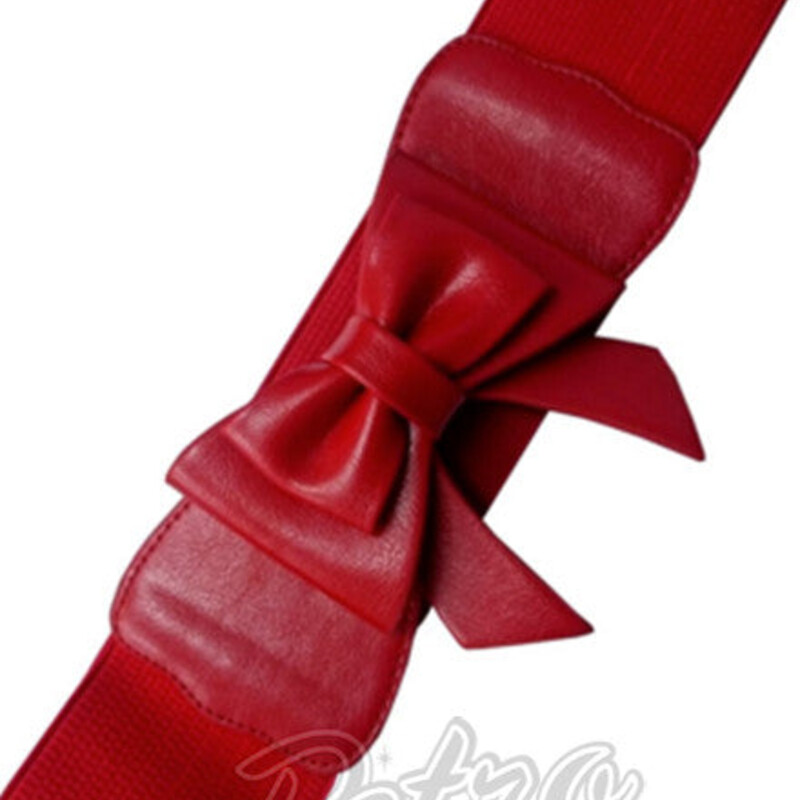 Stretch Belt With Bow