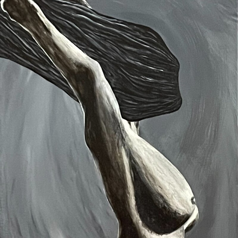 Wind On Her Face
Paul J. Francois
Size: 16 X 20
Acrylic
$240.00
While dancing in her private space, the wind picks up and ..........