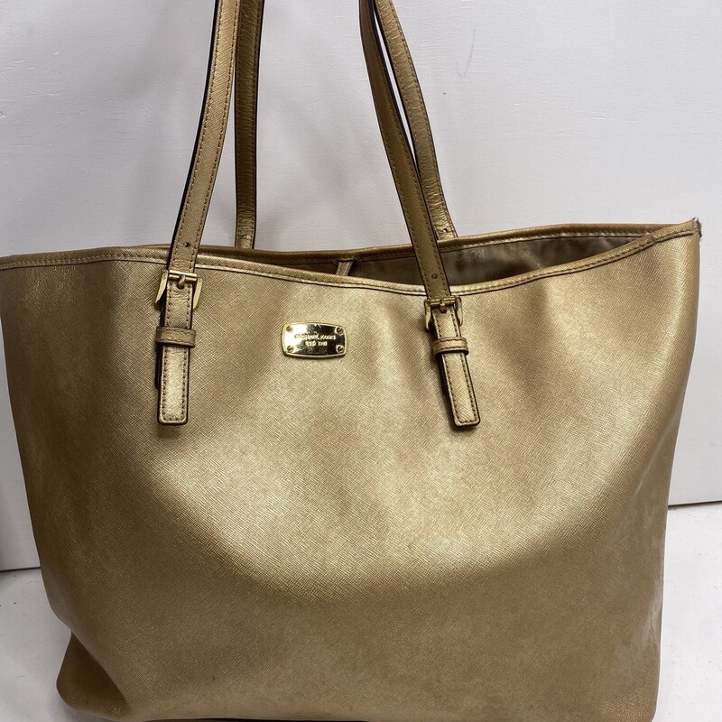 Micheal Kors Tote Bag, Size: L, Color: Gold
