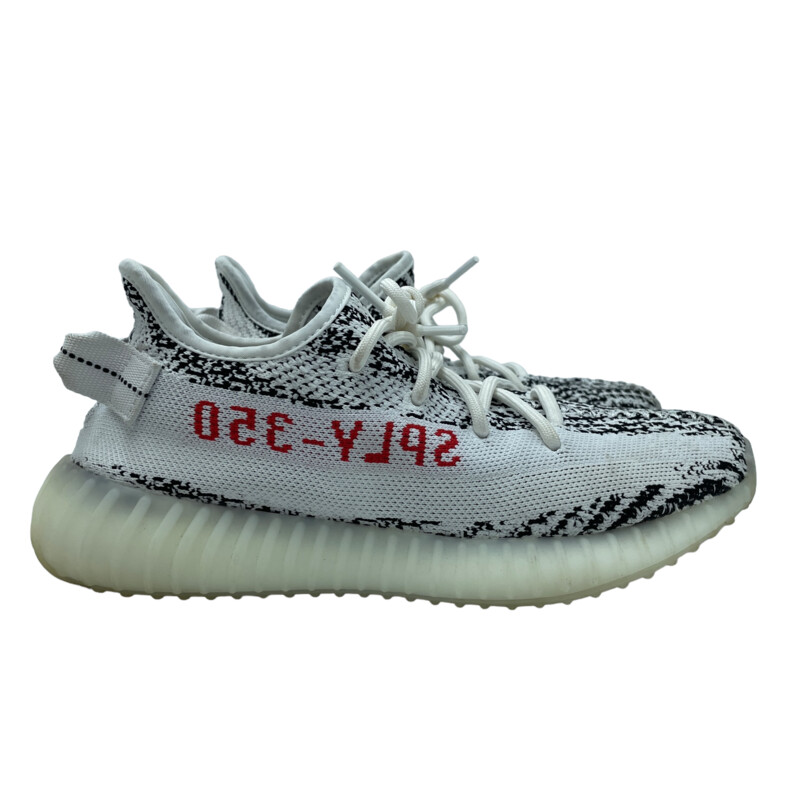 Yeezy Boost 350 V2 Zebra, Wht.Blk, Size: 8 (7M)

condition: EXCELLENT. mild wear/discoloration to soles

original box included