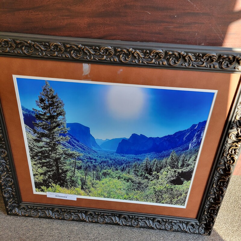 Mountain Scene Framed