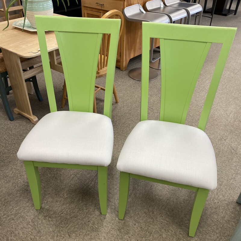 2x Painted Dining Chairs