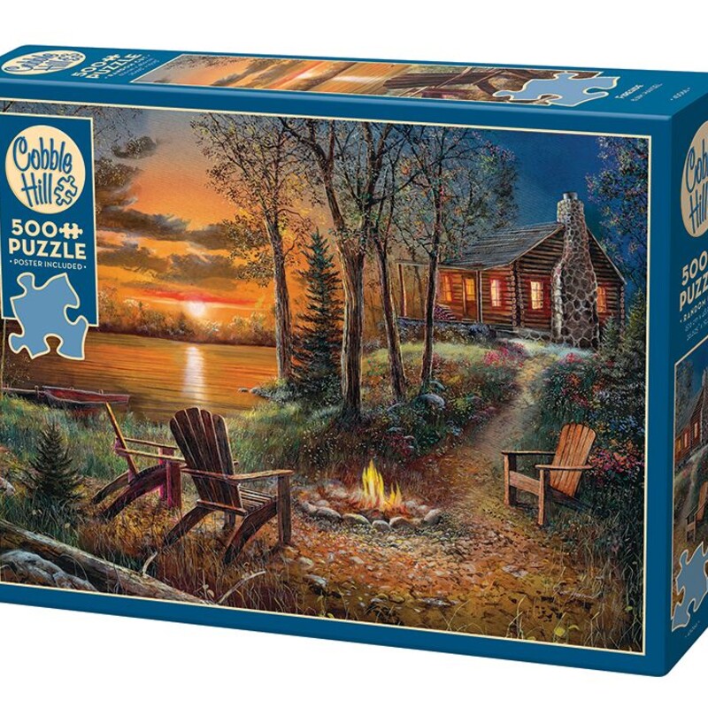Fireside 500 P Puzzle, N/A, Size: Puzzle