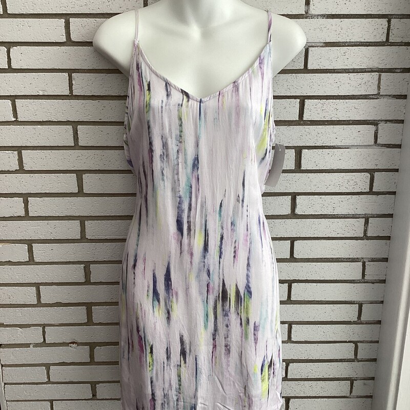 Spag Strp Prt Dress