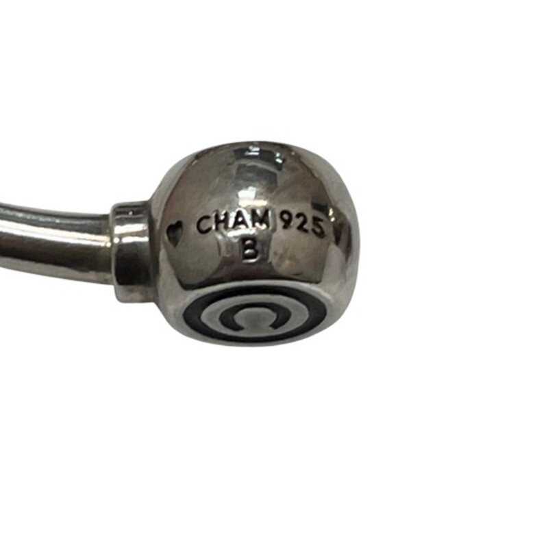 .925 Chamilia Flex Bangle Charm Bracelet<br />
Silver