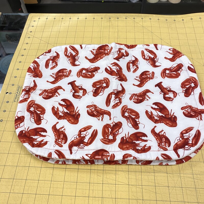 4x Lobster Print Placemat