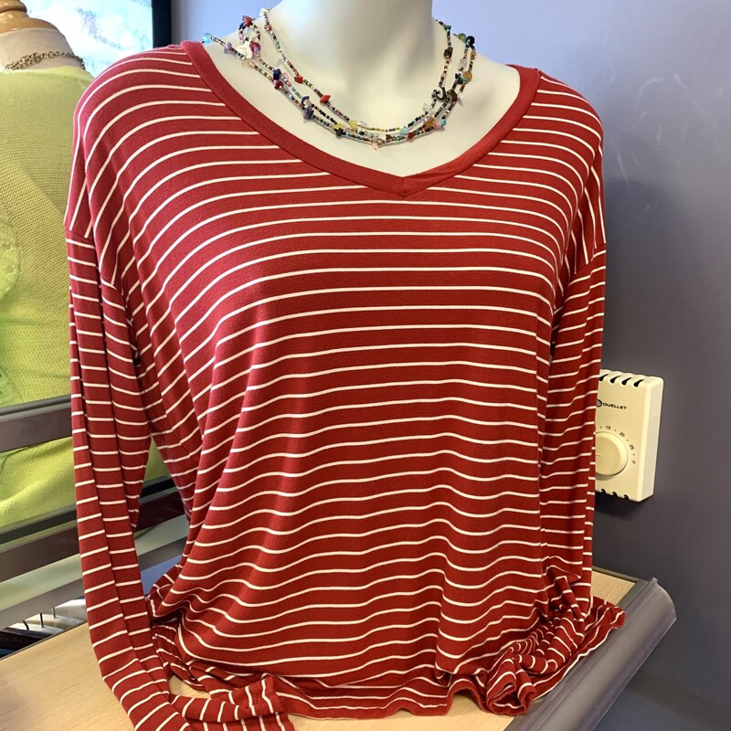 American Striped Top jersey shirt,
Colour: Red White,
Size: XSmall