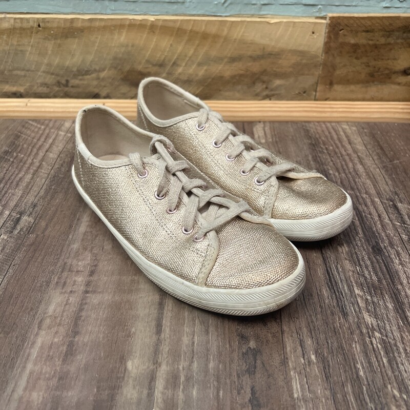 Keds Shimmer Casual Snea, Bronze, Size: Shoes 2.5