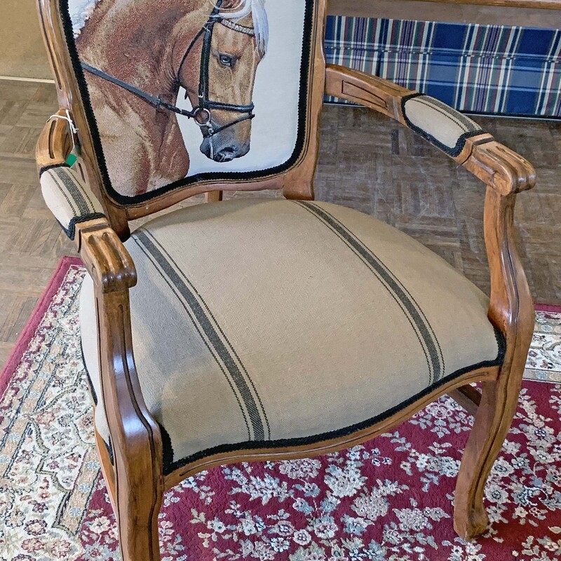 Equine Arm Chair