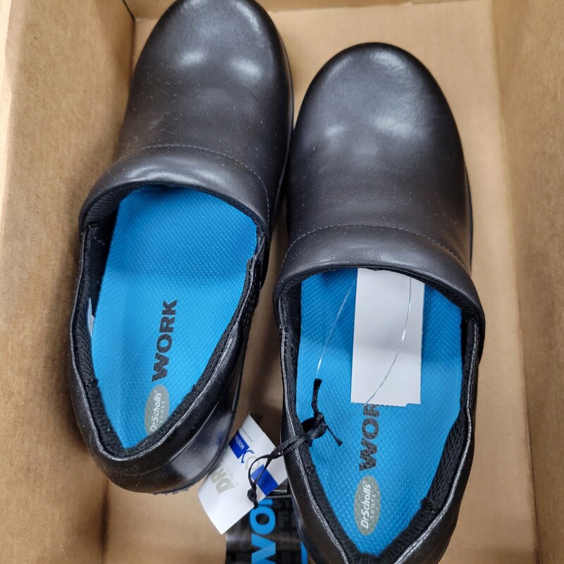 NEW DR. SCHOLLS WORK SHOES, BLACK, Size: 7