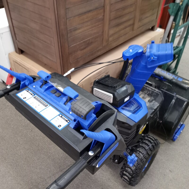 Snow Joe 100V Snowblower Retail 995 plus with out battery or chareger. his will include 1 battery and charger