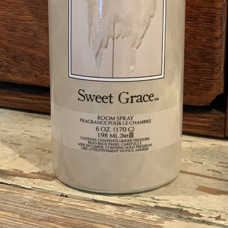 Bridgewater Room Spray in the scent of Sweet Grace. One spritz and your room will be filled with the sweet aroma. Perfect to travel with, or store in your restroom. A Best Seller! 6oz.