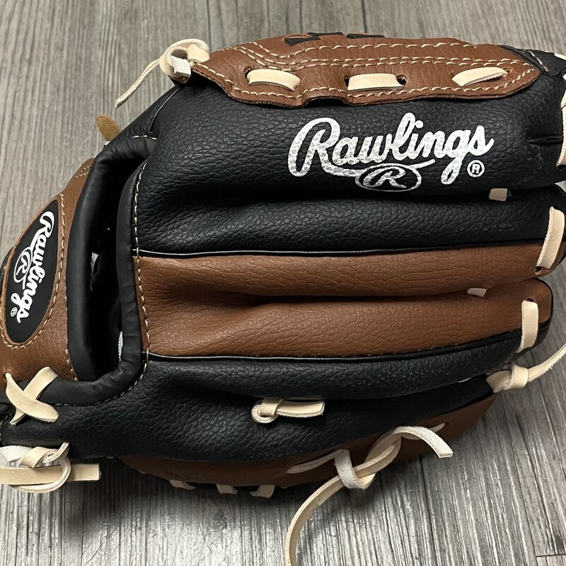 Rawling Baseball Gloves, Blk/brown, Size: Pre-owned
PL90BK
