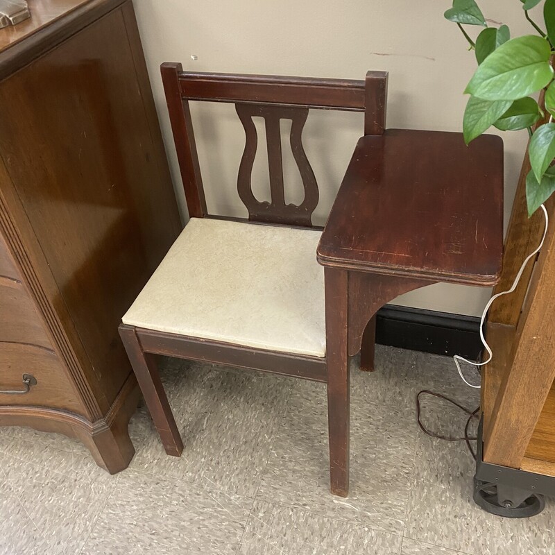 Vintage Phone Chair/Table