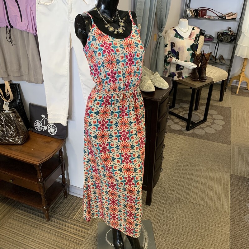Gap Sun Dress Maxi,
Colour: Multi,
Size: Xsmall,
With pockets in the side seam,
Adjustable straps