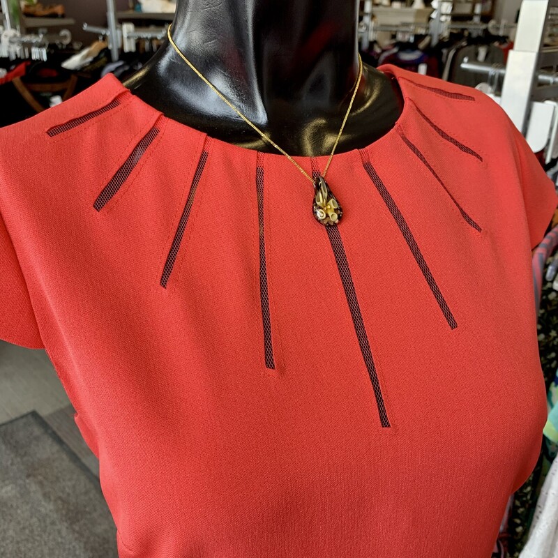 Adrianna P Dress Slvls,
Colour: Coral Red,
Size: 10,
Lined,
Great dress for occasions.