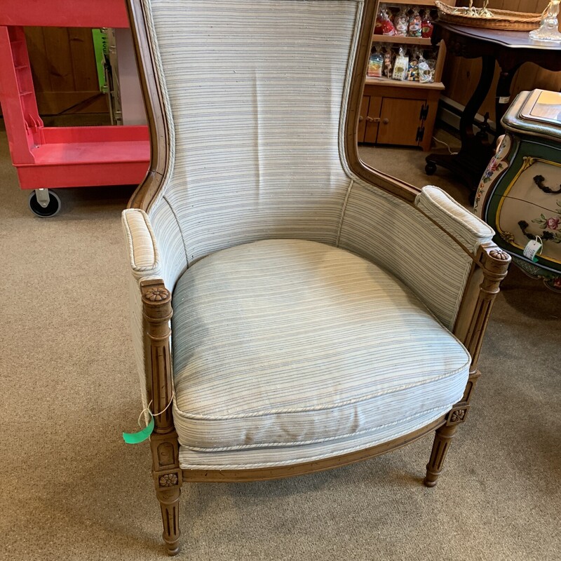 Mid -Century Modern Light Green Upholster Chair in Great Condition!