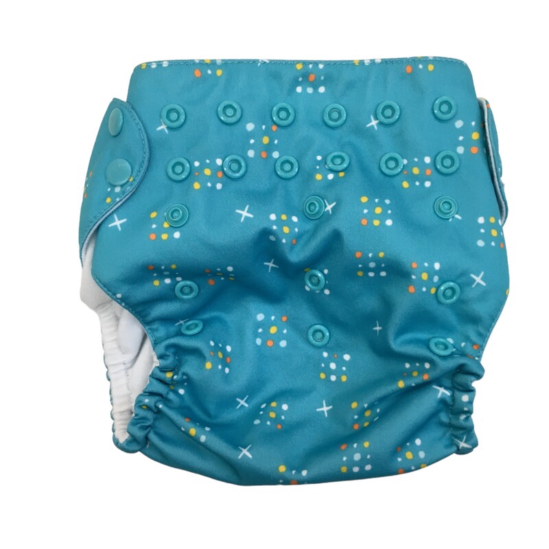 Burt's Bees Baby Organic Ruffle Diaper Covers, 18M, Cloud, 3 Ct 