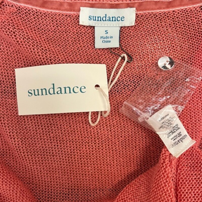 New With Tags! Sundance Cardigan
Linen
Peach
Size: Small