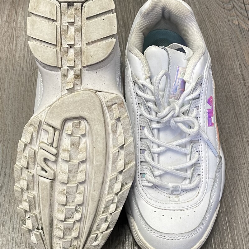 Fila Shoes, White, Size: 6Y
