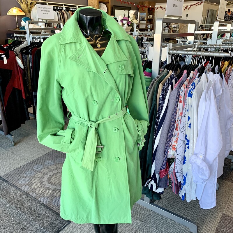 Atmosphere Trench Coat,
Colour: Green,
Size: Medium,
Lined,