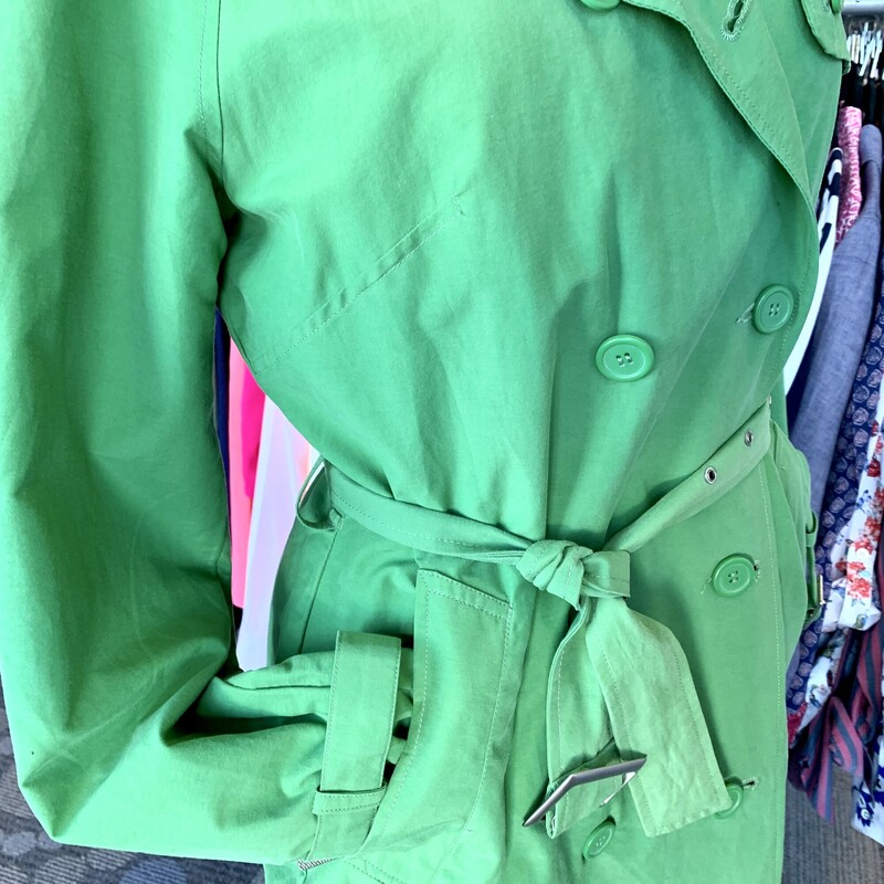 Atmosphere Trench Coat,<br />
Colour: Green,<br />
Size: Medium,<br />
Lined,