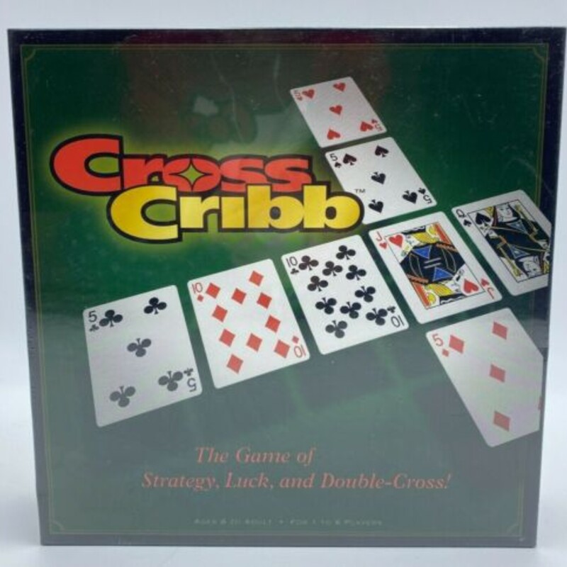 Cross Cribb Cribbage, 13-adult, Size: Game