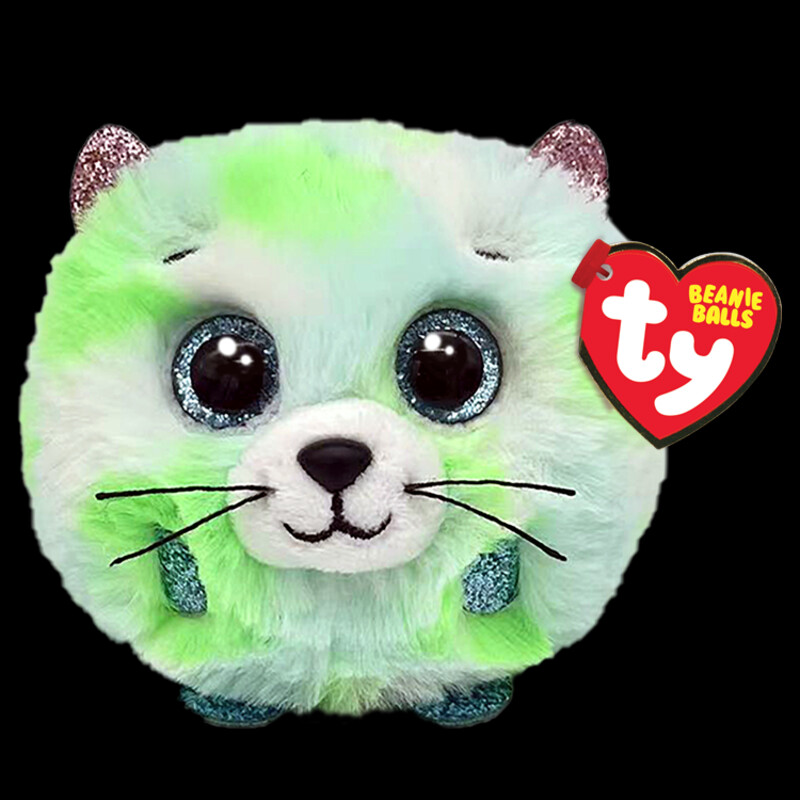 Evie
GREEN CAT
Have you ever seen a green cat? Evie the cat Beanie Ball has a unique coat that lights up a room with it's brightness. Smiling right at you, you can never be lonely with this curious cat!
Birthday November 17th