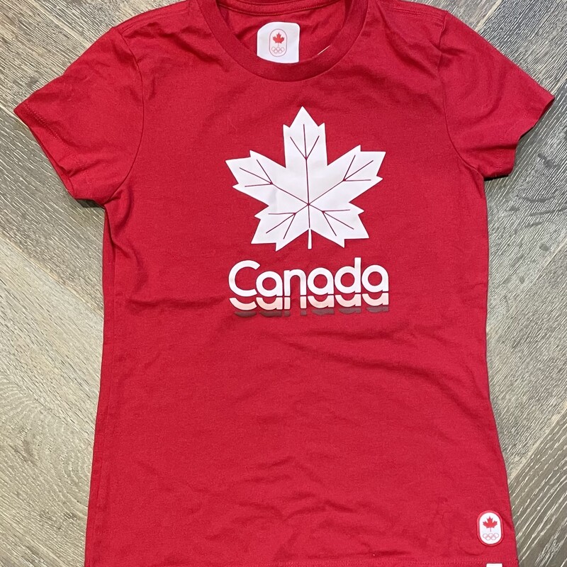 Canada Tee, Red, Size: 10-12Y