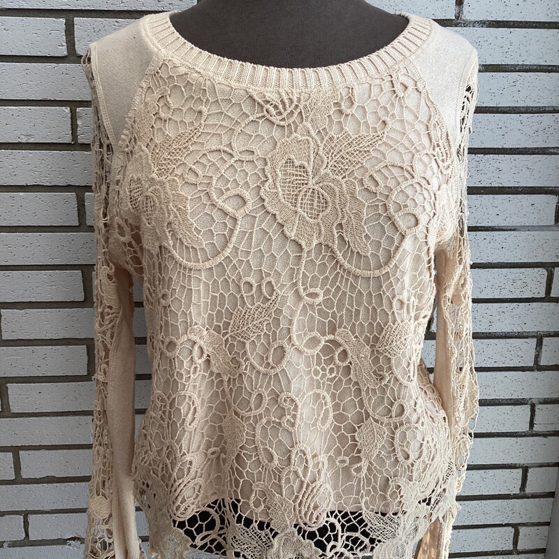 Ls Lace Sweater