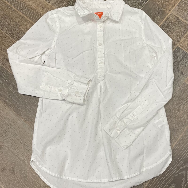 Joe Fresh Shirt, White, Size: 10-12Y