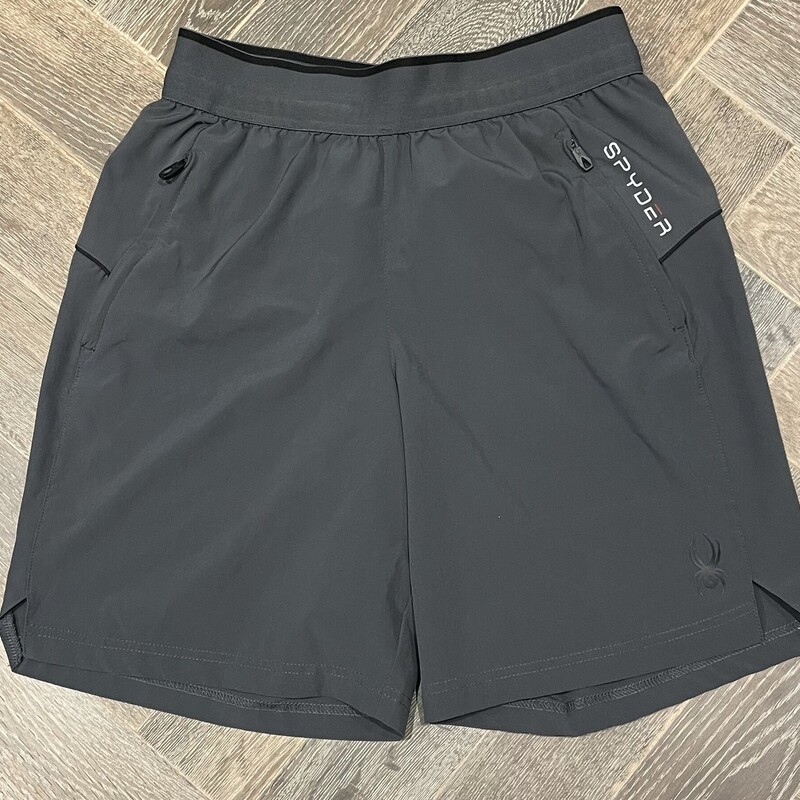Spyder Active Shorts, Grey, Size: 12Y