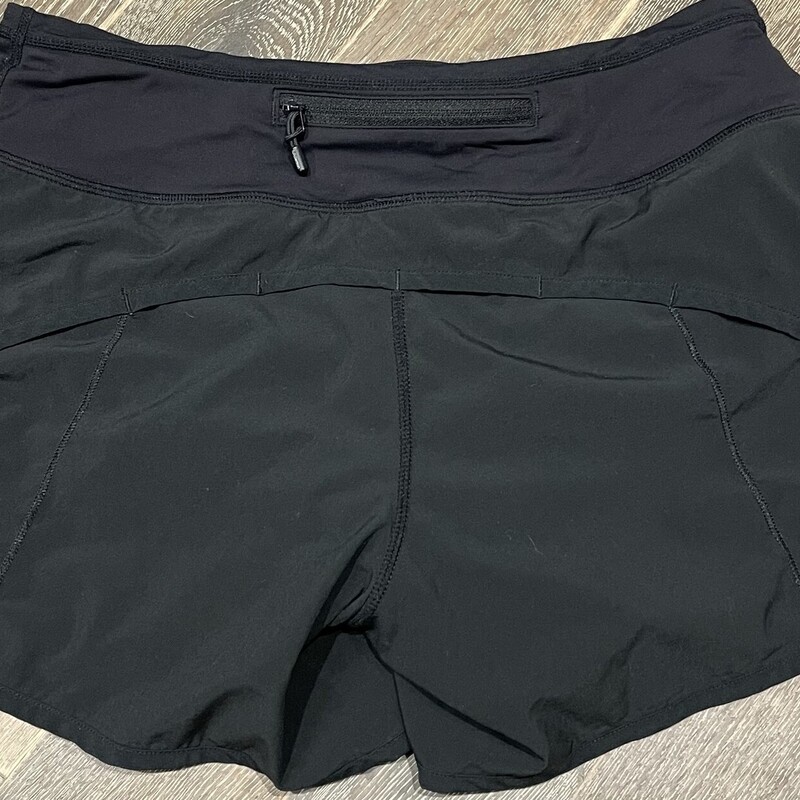 Lululemon Active Shorts, Black, Size: 4 Women