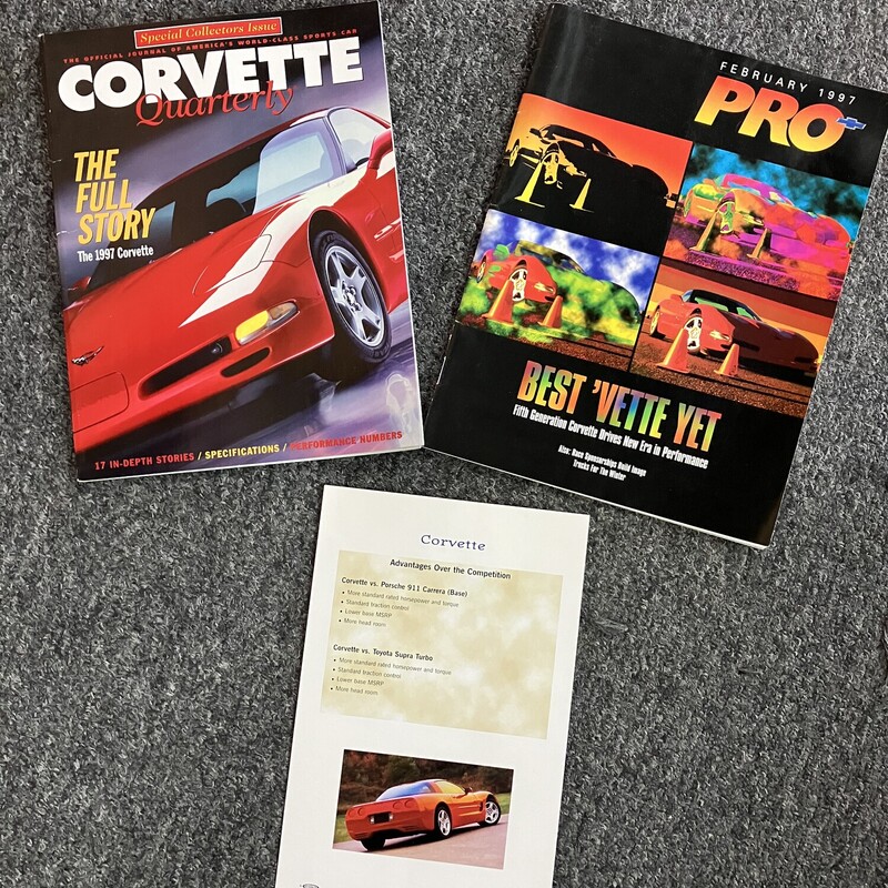 Corvette Quarterly Magazine, The Full Story 1997 Corvette. Collectors Issue