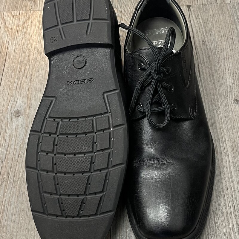 Geox Dress Shoes, Black, Size: 5.5Y
