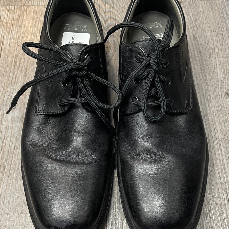 Geox Dress Shoes, Black, Size: 5.5Y