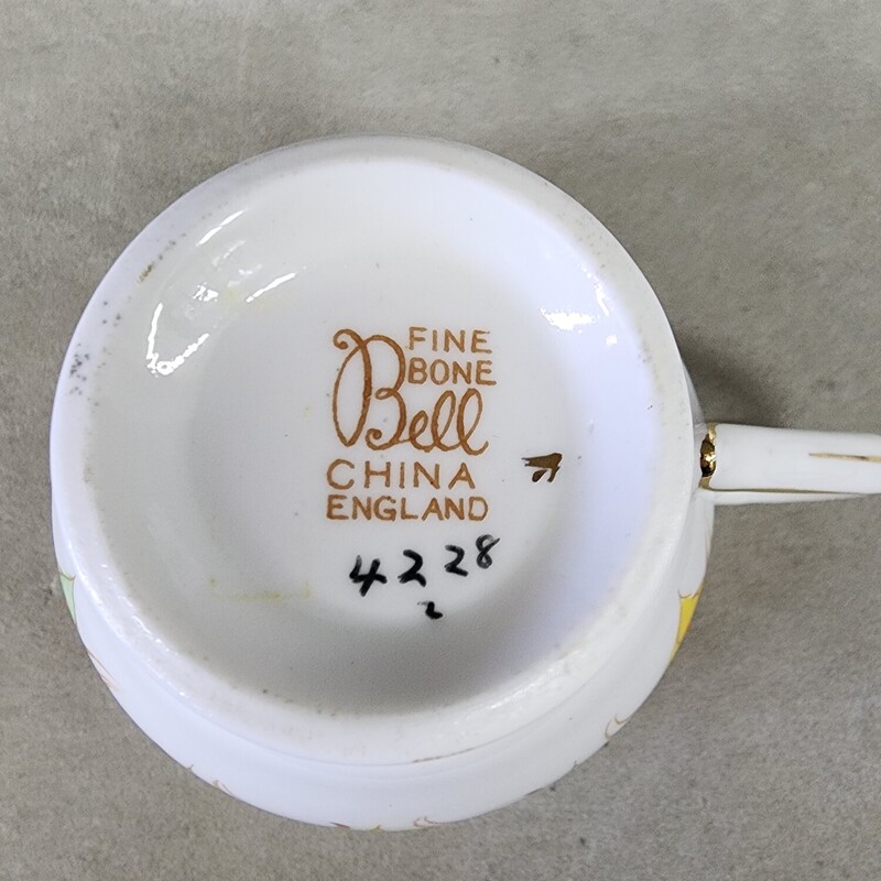 Bell China, Art Deco Cup & Saucer