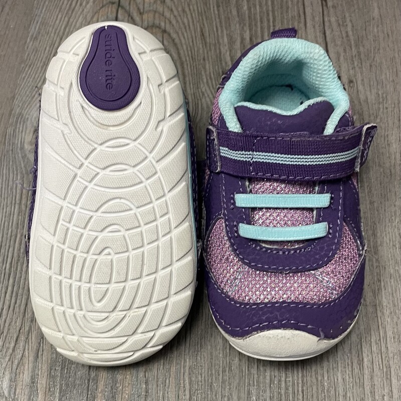 Striderite Shoes, Purple, Size: 6T