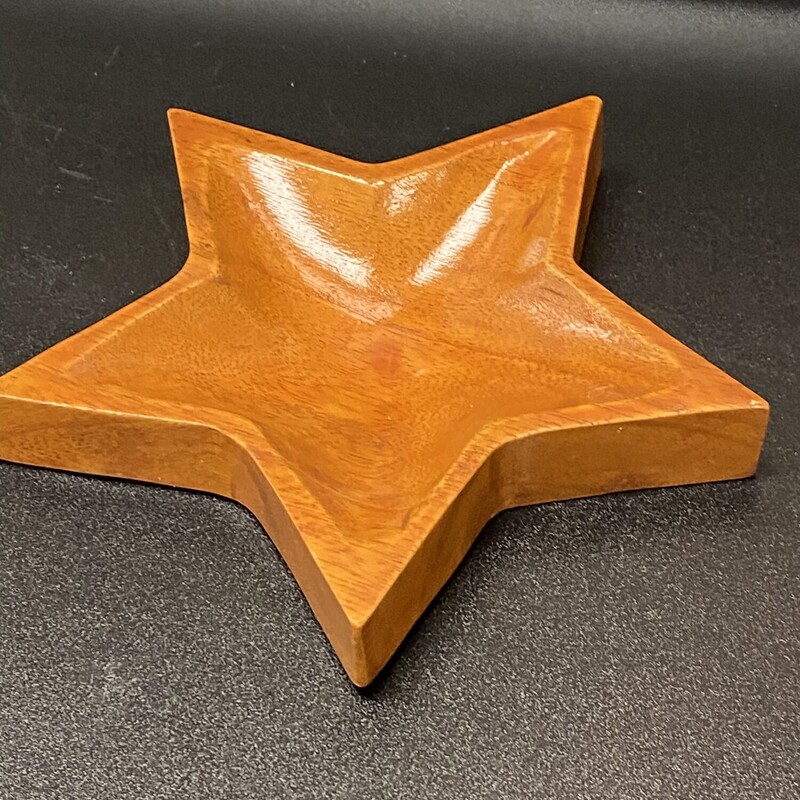 Wood Star Incense Bowl