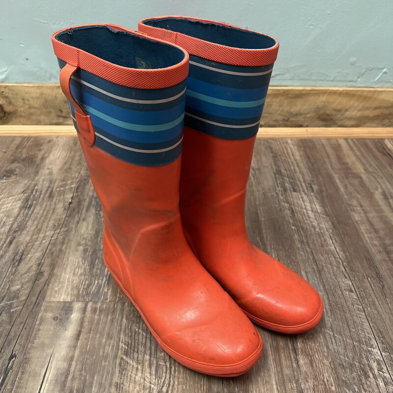 LLBean Wellie Boots, Orange, Size: Shoes 5